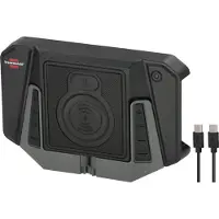 Brennenstuhl Wireless Charging Pad WCP, 10W, Magnetbefestigung, USB C kompatibel, inkl. 1m Kabel, schwarz