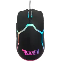 Swissten , Gaming Maus RGB 800-7200 DPI 6 Tasten PC, Schwarz