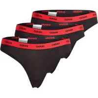HUGO Stripe 10240727 Tanga 3 Einheiten