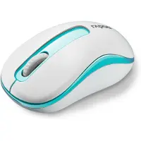 Rapoo M10 Plus, Beidhändig, Optisch, RF Wireless, 1000 DPI, Blau