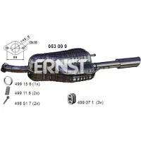 ERNST Endschalldämpfer 053099