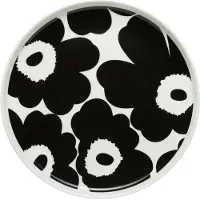 Marimekko Unikko Teller 20 cm Schwarz