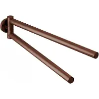 Herzbach Design iX PVD Handtuchhalter 21.818500.1.39 Copper Steel, 2 bewegliche Arme