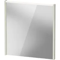 Duravit LED-Spiegel D-Code 2.0 65x70x5cm, 5 W, grün ma, Lichtfeld oben