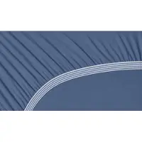 Pip studio Spannbettlaken Royal Nights Blau (Baumwolle)-100 x 200 cm