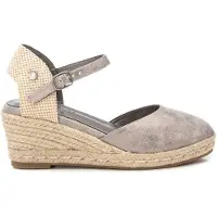 Refresh für Damen. 17285902-PLOMO Espadrilles 172859 grau (39), 5 bis 8 cm, Schnalle, Lässig