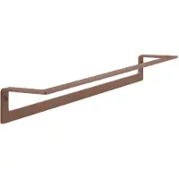 Herzbach Living Handtuchhalter 21.818000.1.39 450mm, Wandmontage, copper steel