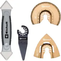 Einhell Multifunktionswerkzeug-Zubehör Multitool Set tiles 4pcs