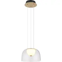 Globo Lighting Hängeleuchte Metall messingfarben, LED