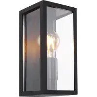 Globo Lighting Außenleuchte Aluminium Druckguss schwarz matt, 1x E27 LED