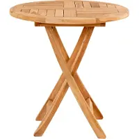 House Nordic Haus Nordic Esstisch Oviedo Teak Rund Ø70cm