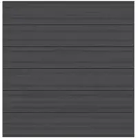 Traumgarten Sichtschutzzaun SYSTEM WPC Platinum XL Zaunset anthrazit Sichtschutz Steckzaun Lamellenzaun