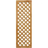 Traumgarten Sichtschutzzaun Rankgitter diagonal Holz Braun Rankhilfe Sichtschutz