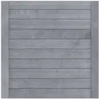 Traumgarten Sichtschutzzaun Holz NEO DESIGN Grau Sichtschutz Lamellenzaun, 89x89 cm