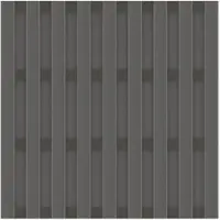 Traumgarten Sichtschutzzaun JUMBO WPC Alu-Design Anthrazit Sichtschutz Lamellenzaun, 179x179 cm