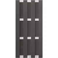 GROEN & JANSSEN Zaun Teilelement GroJa Merano vormontiert ohne Pfosten 84,3 x 180 cm anthrazit