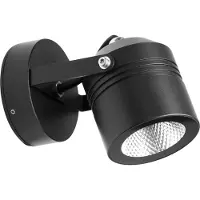 LCD LED Wandleuchte in Graphit 15W 1680lm IP54