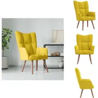 vidaXL Relaxsessel Senfgelb Samt - Sessel