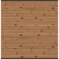 Traumgarten Sichtschutzzaun SYSTEM NEO Thermo-Holz Zaunfeld, 178x184 cm