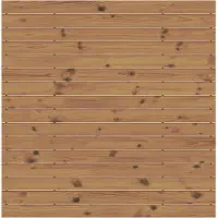 Traumgarten Sichtschutzzaun SYSTEM Rhombus Thermo-Holz Zaunfeld-Set, 178x184 cm