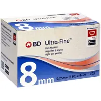 Acti Medi GmbH BD Ultra-fine Pen-nadeln 8 mm 31 G 0,25 105 St