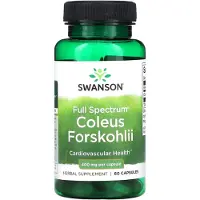 Swanson Health , Full Spectrum Coleus Forskohlii,glutenfreie Kapseln 60 St