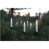Star Trading LED-Kerzen für Aussen,10 tlg. kabellos , Fernbed.