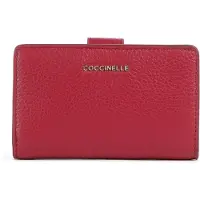 Coccinelle Metallic Soft Mini Wallet Grained Leather