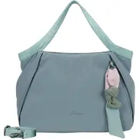 Fritzi aus Preußen Schultertasche Umhängetasche Slouchy Sky Shopper Blue Lime blaugrau