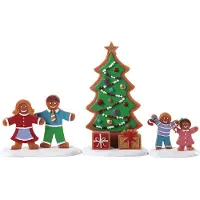 Lemax Weihnachtsfigur Decorating the tree set of 3 (mix)