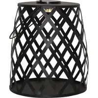 Star Trading Calabria, Schwarz, IP44, LED, 0,03 W, 20 lm, Warmweiß