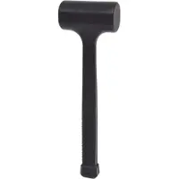 Ks Tools 140.5256, Rückschlagfreier Hammer, Polyurethan (PU), Glasfaser, Schwarz, 34 cm, 950 g