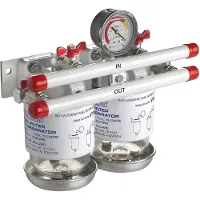 VETUS Doppelter Wasserabscheider-kraftstofffilter 190 L/h