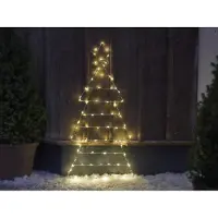 Star Trading Folde, Leichte Dekorationsfigur, Silber, Ambiente, 84 Glühbirne(n), LED, 0,5 W