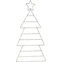 Star Trading Folde, Leichte Dekorationsfigur, Silber, Ambiente, 84 Glühbirne(n), LED, 0,5 W