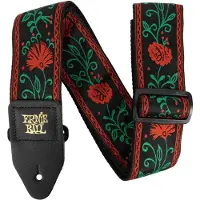 Ernie Ball Classic Jacquard Guitar/Bass Strap Western Rose