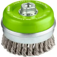 Bosch PRO Stainless Steel heavy Topfbürste, 100 x 0,35 mm, Gewinde