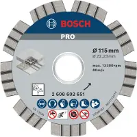 Bosch Professional Beton-diamanttrennscheibe 115x2.2x12 Mm