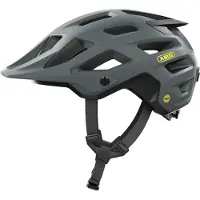 ABUS MTB-Helm Moventor 2.0 MIPS - Fahrradhelm mit Aufprallschutz für den Geländeeinsatz auf dem Mountainbike - All-Mountain-Helm für Damen und Herren - Grau Matt, Größe S (51-55 cm)