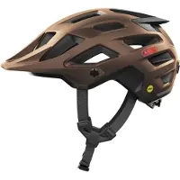 ABUS MTB-Helm MoDrop MIPS - robuster Fahrradhelm mit Aufprallschutz für Mountainbiker - individuelle Passform - Unisex - Kupfer Matt, Größe M (54-58 cm)