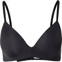 Marc O'Polo Bügelloser BH "Second Skin", Damen, Gr. 80, Cup C, schwarz, Obermaterial: 64% Polyester, 27% Polyamid, 9% Elasthan, unifarben, Basic, bequem, BHs Bügelloser BH, mit tiefem V-Ausschnitt