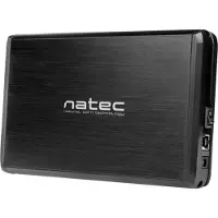 Natec Festplattenhülle RHINO 3,5" USB 3.2 Gen 1 5 Gbps Schwarz