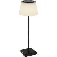 Globo Lighting Tischleuchte Metall schwarz matt, LED