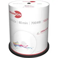 Primeon 2761106, 52x, CD-R, 120 mm, 700 MB, Tortenschachtel, 100 Stück(e)