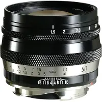 Voigtländer Heliar Classic 50mm f1,5 VM schwarz-messing