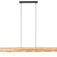Brilliant Trabo Pendelleuchte 6flg eiche geölt 99433/35