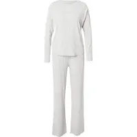 Tom Tailor Damen Basic Pyjama-Set, grau, Meliert, Gr. L/40