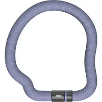ABUS Kettenschloss Goose Lock – biegsames, klapperfreies Fahrradschloss aus gehärtetem Stahl – 6 mm stark – 110 cm lang – mit Schlüssel – Blau