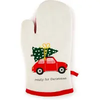 Excelsa Ofenhandschuh Ready For Christmas Baumwolle 32Xh2X18 Cm Bunt