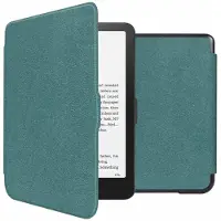 IMoshion Slim Hard Case Klapphülle für das Amazon Kindle Paperwhite (2024) / Paperwhite Signature Edition (2024) / Colorsoft (2024) / Colorsoft Signature Edition (2024) - Dunkelgrün